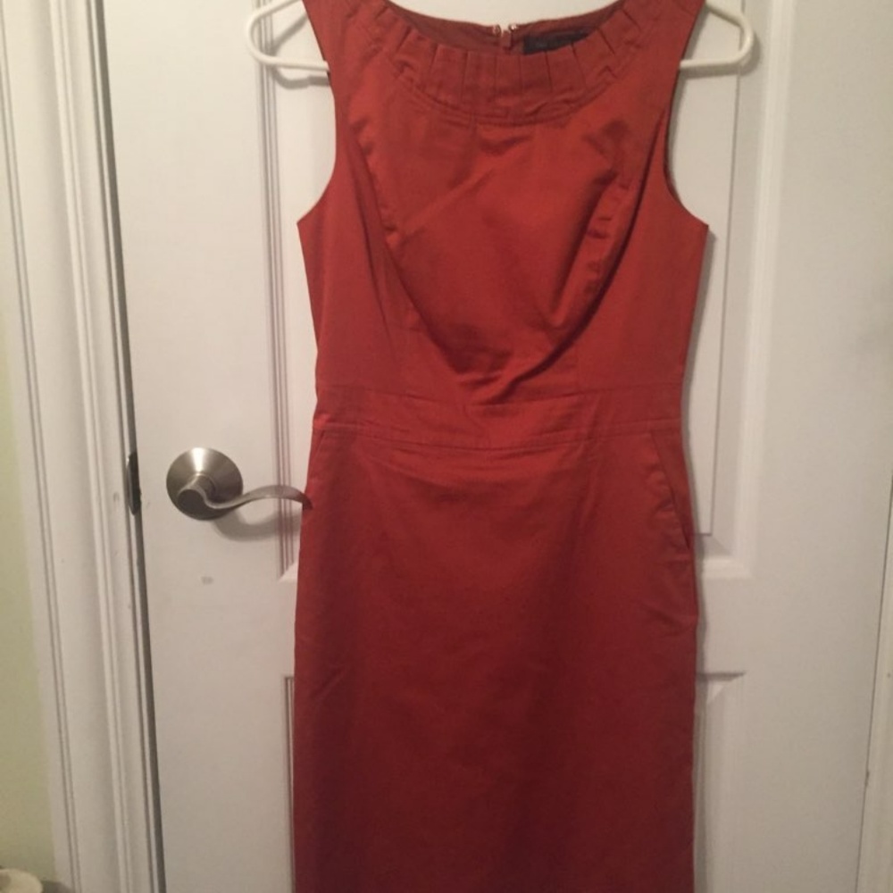 The Limited Orange dress